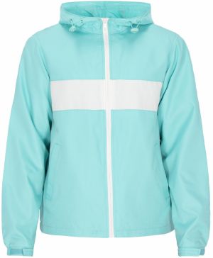 COSIMON Prechodná bunda  tyrkysová / biela