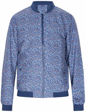 COSIMON Prechodná bunda  svetlomodrá / tmavomodrá / hrdzavohnedá