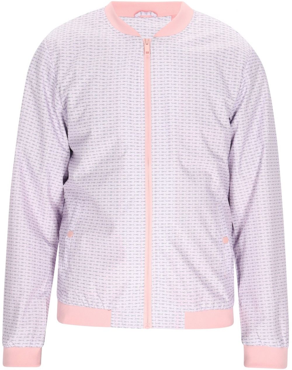 COSIMON Prechodná bunda  pastelovo fialová / svetloružová / čierna