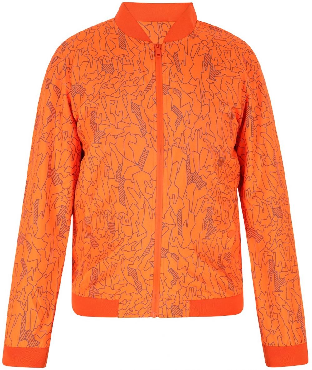 COSIMON Prechodná bunda  námornícka modrá / neónovo oranžová