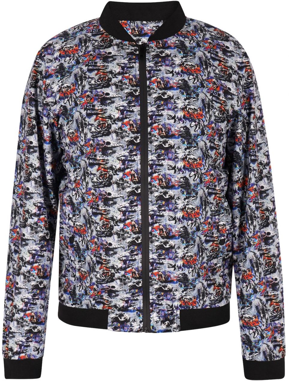 COSIMON Prechodná bunda  modrá / azúrová / oranžová / čierna