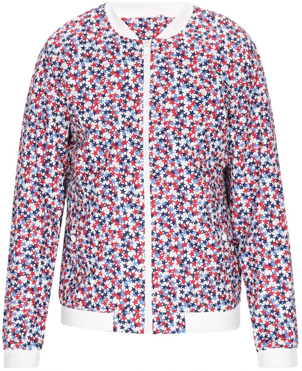 COSIMON Prechodná bunda  modrá / námornícka modrá / červená / biela