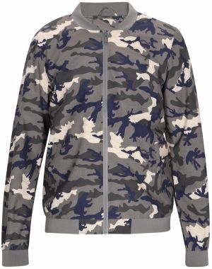 Exide Prechodná bunda  krémová / tmavomodrá / sivobéžová / čierna