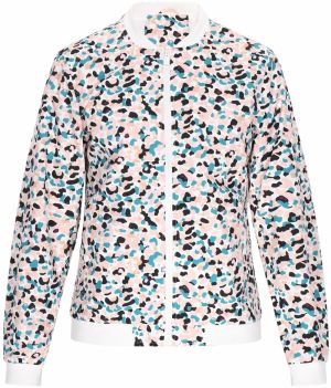 COSIMON Prechodná bunda  modrá / ružová / čierna / biela