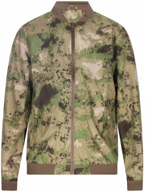 OCY Prechodná bunda  béžová / mokka / kaki / svetlozelená