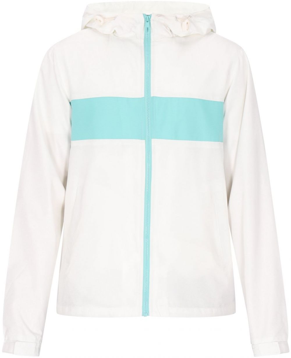 COSIMON Prechodná bunda  tyrkysová / biela