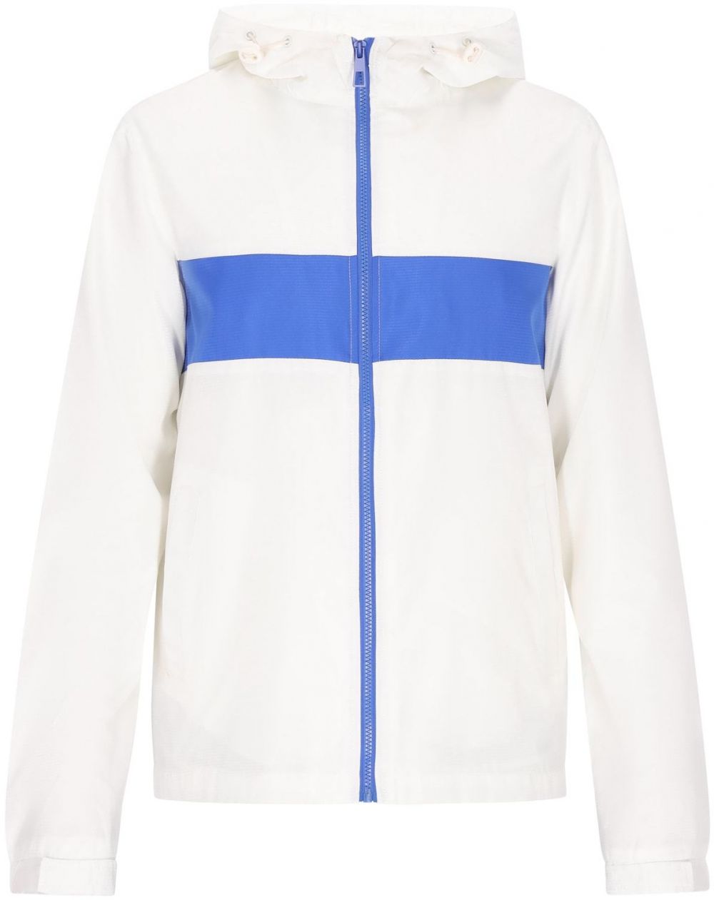 COSIMON Prechodná bunda  modrá / biela