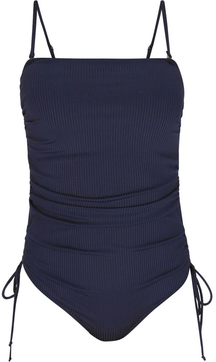 faina Jednodielne plavky  tmavomodrá