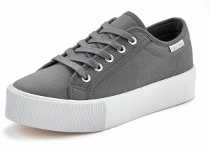 LASCANA Nízke tenisky  tmavosivá