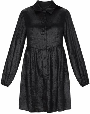 NAEMI Košeľové šaty  čierna