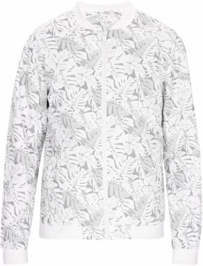 OCY Prechodná bunda  sivá / biela