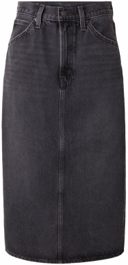 LEVI'S ® Sukňa 'High Rise Back Slit Skirt'  čierny denim
