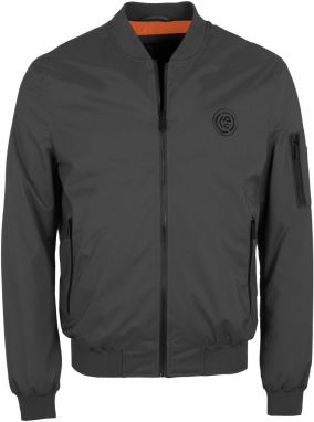 INDICODE JEANS Prechodná bunda  tmavosivá