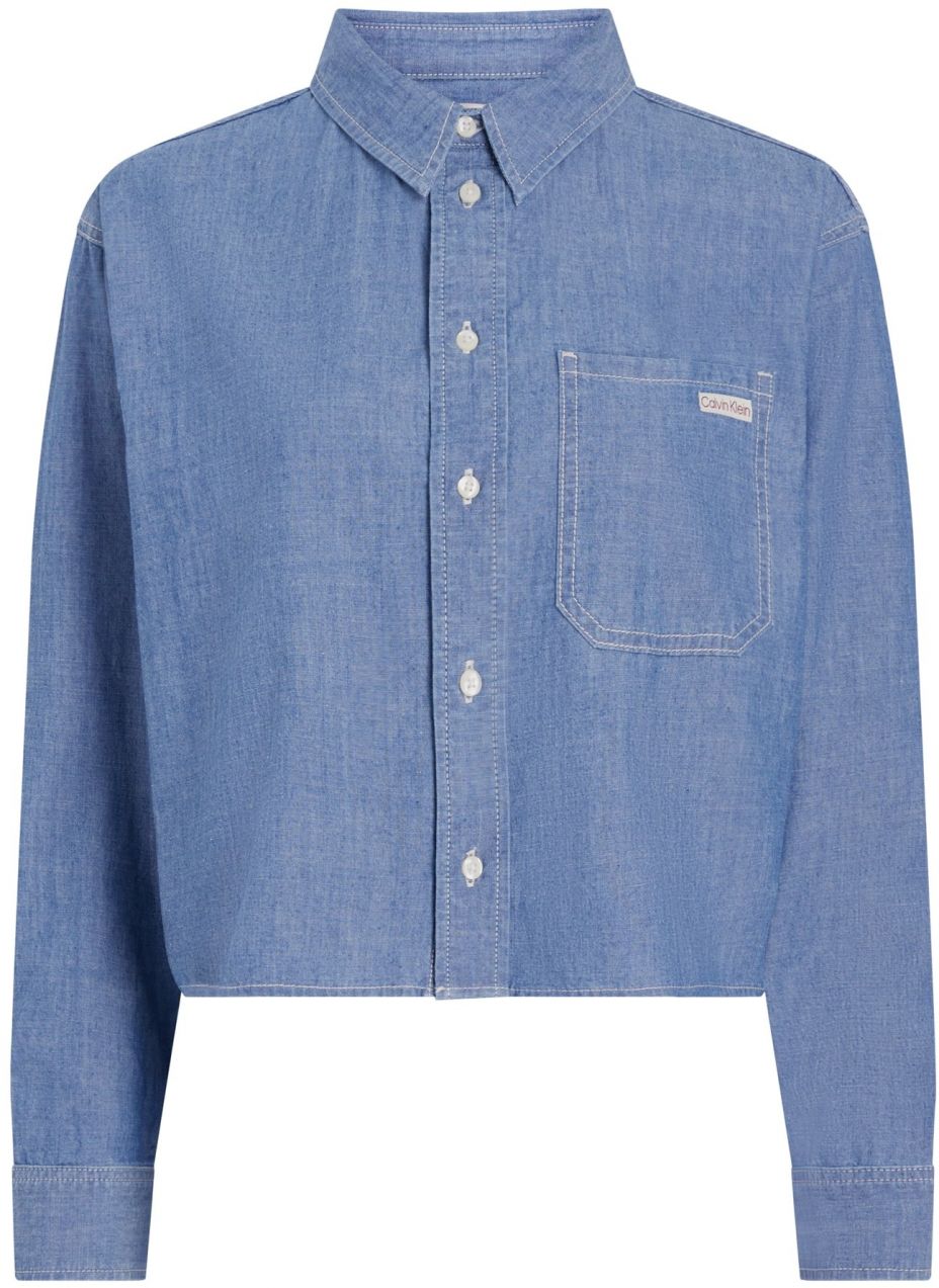 Calvin Klein Jeans Blúzka  modrá denim