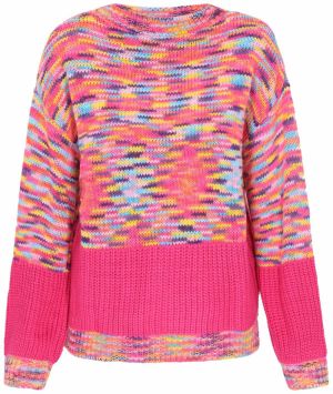 swirly Sveter 'Back To School'  svetlomodrá / žltá / fialová / ružová