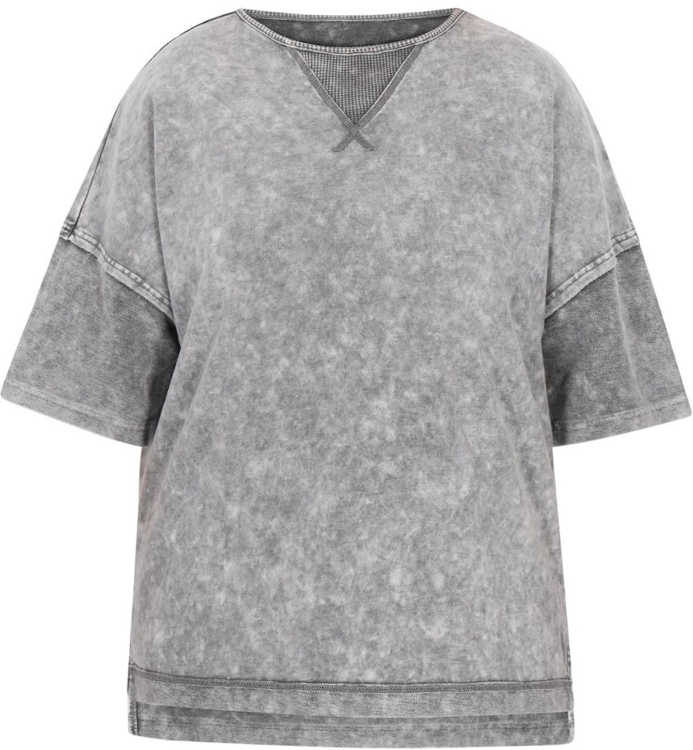 ROCKEASY Tričko  sivý denim