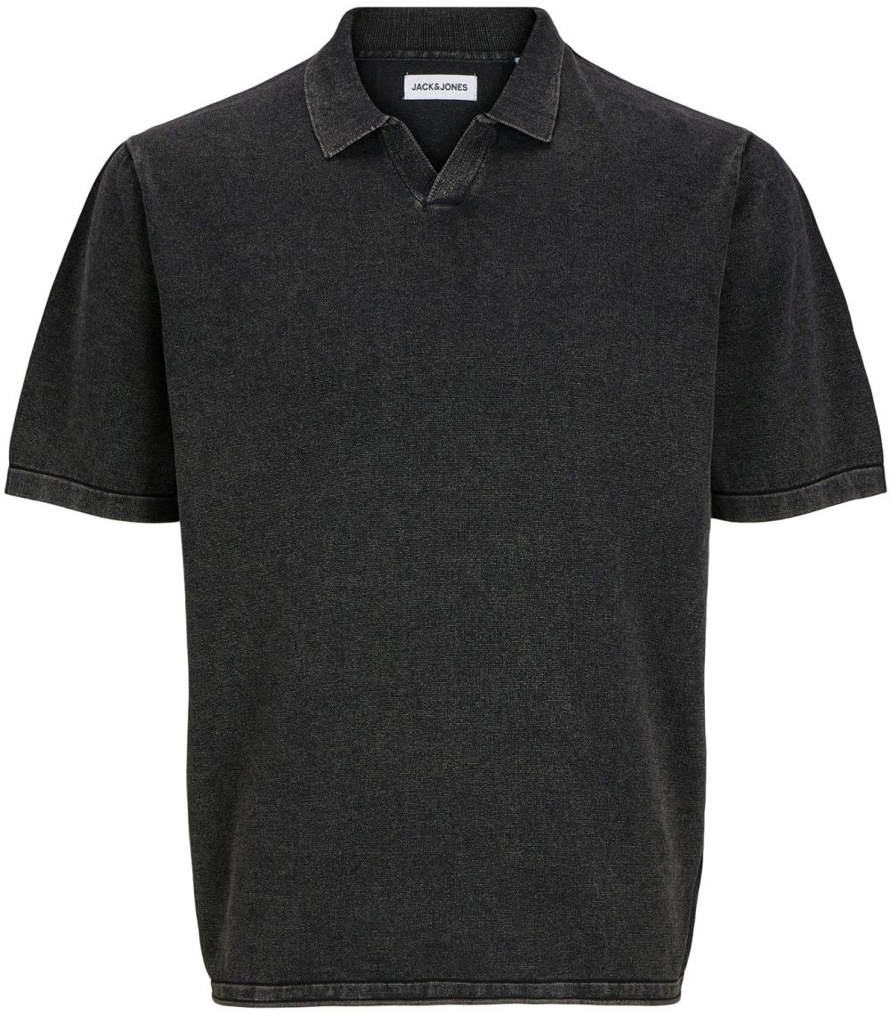JACK & JONES Sveter 'JJELEO'  čierna melírovaná