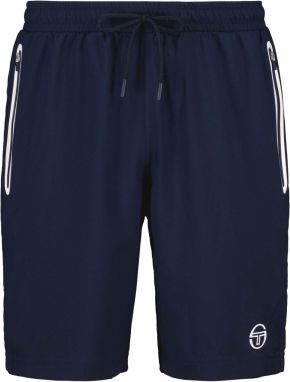 Sergio Tacchini Športové nohavice 'Rispecchio'  tmavomodrá / biela