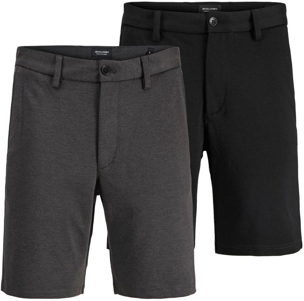 JACK & JONES Chino nohavice  antracitová / čierna