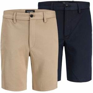 JACK & JONES Chino nohavice  farba ťavej srsti / námornícka modrá