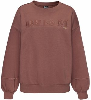 BUFFALO Mikina  gaštanová / zlatá