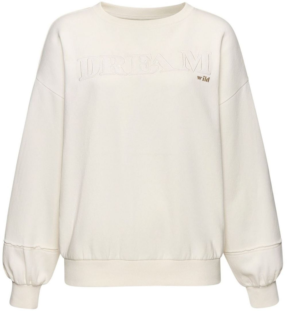 BUFFALO Mikina  hnedá / prírodná biela