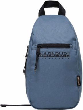 NAPAPIJRI Taška cez rameno 'H-Signa'  modrosivá / čierna
