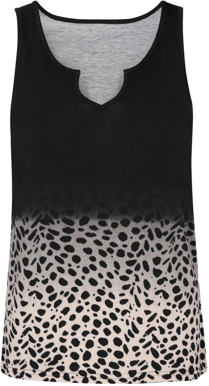 NAEMI Top 'Fashion Look'  tmavošedá / čierna