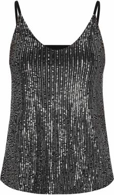 NAEMI Top 'Fashion Look'  čierna / strieborná