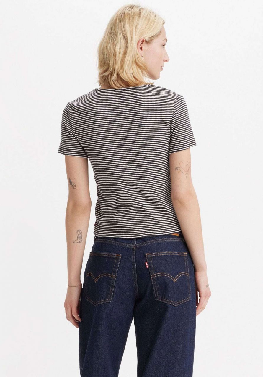 LEVI'S ® Kardigán 'MUSE'  čierna / biela