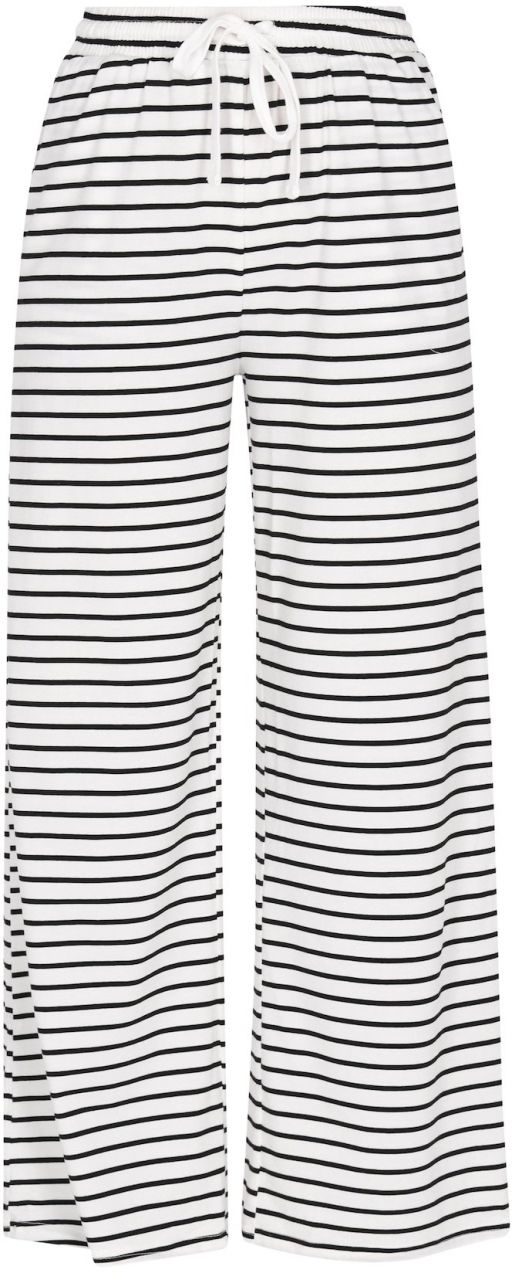 SANIKA Nohavice 'Fashion Look'  čierna / biela