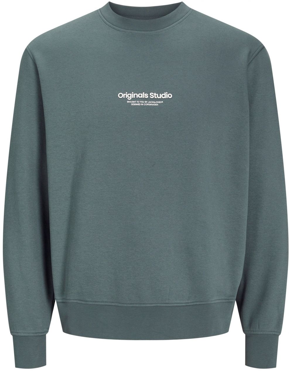 JACK & JONES Mikina 'JWHVESTERBRO'  modrosivá / biela