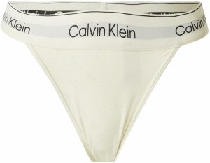 Calvin Klein Underwear Tangá  svetlosivá / čierna / biela