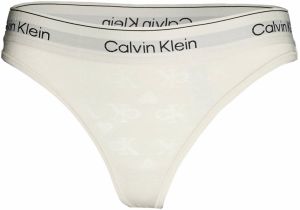 Calvin Klein Underwear Tangá  čierna / biela