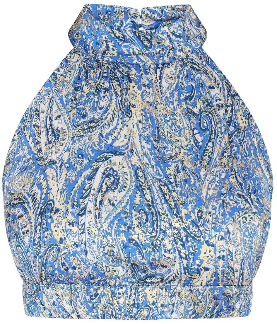 ebeeza Top  svetlobéžová / modrá / tmavomodrá / zlatá