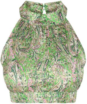 ebeeza Top 'Boho'  žltá / trávovo zelená / tmavozelená / ružová