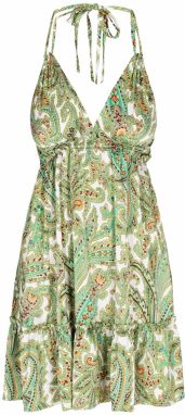 ebeeza Šaty 'Spring Summer'  tyrkysová / kiwi / staroružová / biela