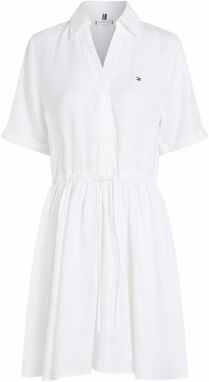 TOMMY HILFIGER Košeľové šaty 'ESS'  biela