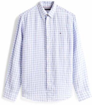 TOMMY HILFIGER Košeľa 'ESSENTIAL'  svetlomodrá / biela