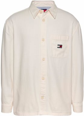 Tommy Jeans Košeľa  biela ako vlna