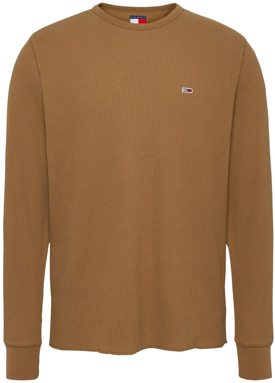 Tommy Jeans Tričko  farba ťavej srsti