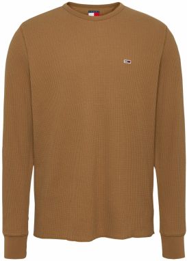 Tommy Jeans Tričko  farba ťavej srsti