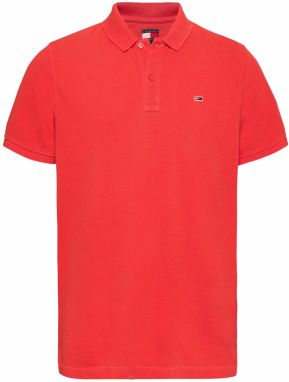 Tommy Jeans Tričko 'ESSENTIAL'  tmavooranžová