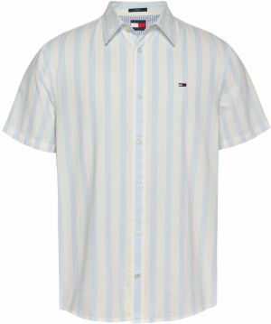 Tommy Jeans Košeľa  svetlomodrá / biela