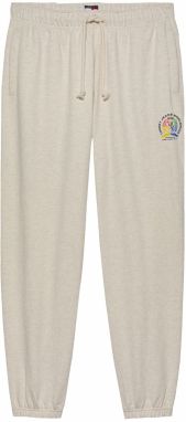 Tommy Jeans Nohavice 'VARSITY'  béžová / žltá / červená / čierna