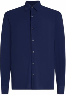 TOMMY HILFIGER Košeľa  tmavomodrá