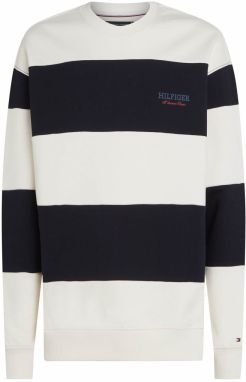 TOMMY HILFIGER Mikina  námornícka modrá / biela ako vlna