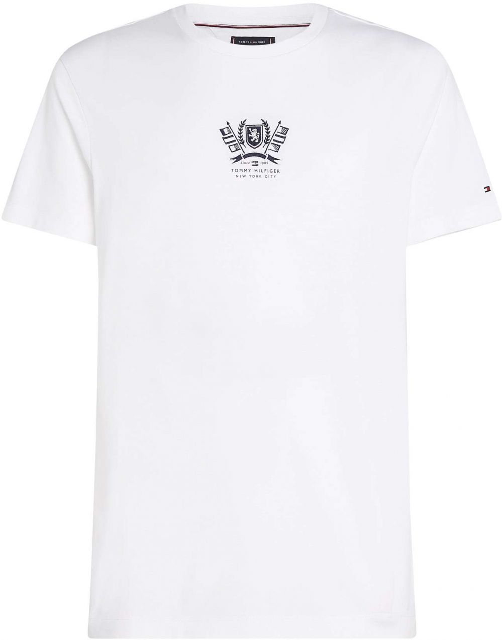 TOMMY HILFIGER Tričko  čierna / biela