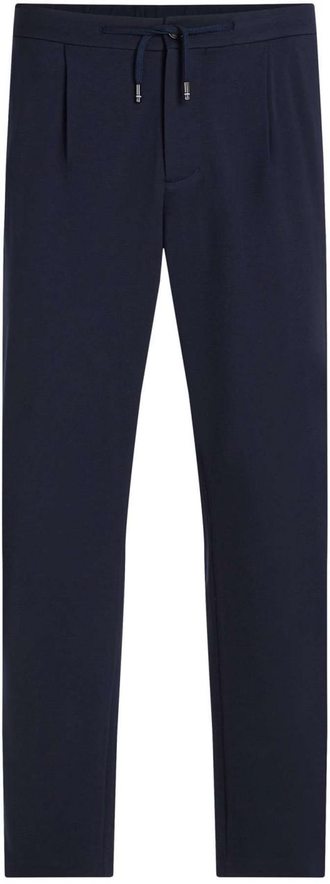 TOMMY HILFIGER Plisované nohavice  modrá