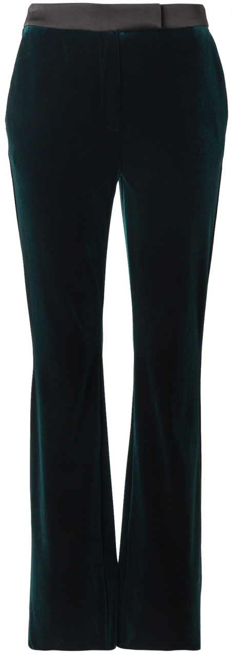 Karl Lagerfeld Nohavice  jedľová / čierna